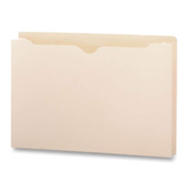 Business Source File Pocket- Straight Cut Tab- 2in. Exp.- Legal- Manila BSN65803 - main